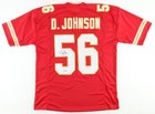 Derrick Johnson Signed Kansas City Chiefs Jersey (PSA) 4xPro Bowl Linebacker — photo 1