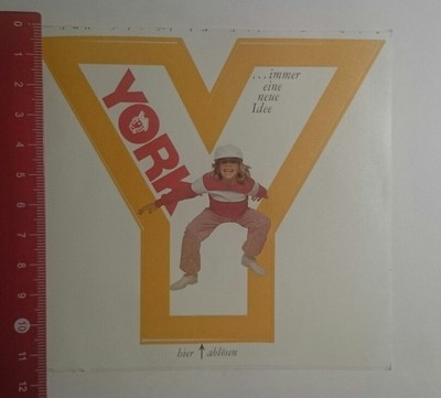 Aufkleber/Sticker: York immer eine neue Idee (08011716)
