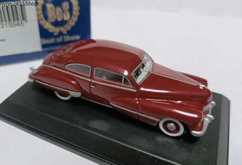 BOS 1/87 Resin car model Cadillac Series 62 Club Coupe Red - Picture 4 of 5