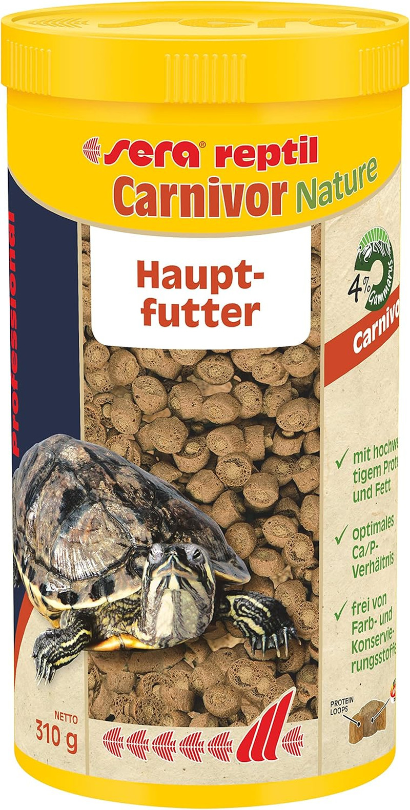 Sera Reptil Professional Carnivor 310g: Il Meglio per la Tua Tartaruga