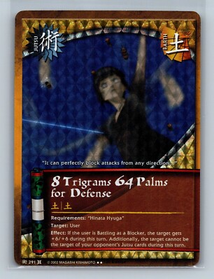 Naruto CCG - 8 Trigrams 64 Palms for Defense - PRISM FOIL RARE