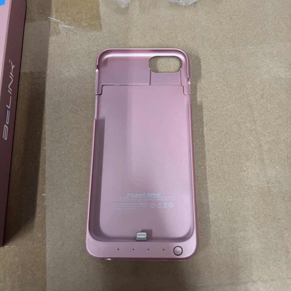 Funda Cargador Batería 3200mAh Banco de Alimentación Cubierta de Carga para iPhone 6 7 8 SE Foto 3 de 3
