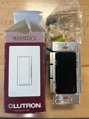 Lutron MA-R-BL Maestro Companion Dimmer Black