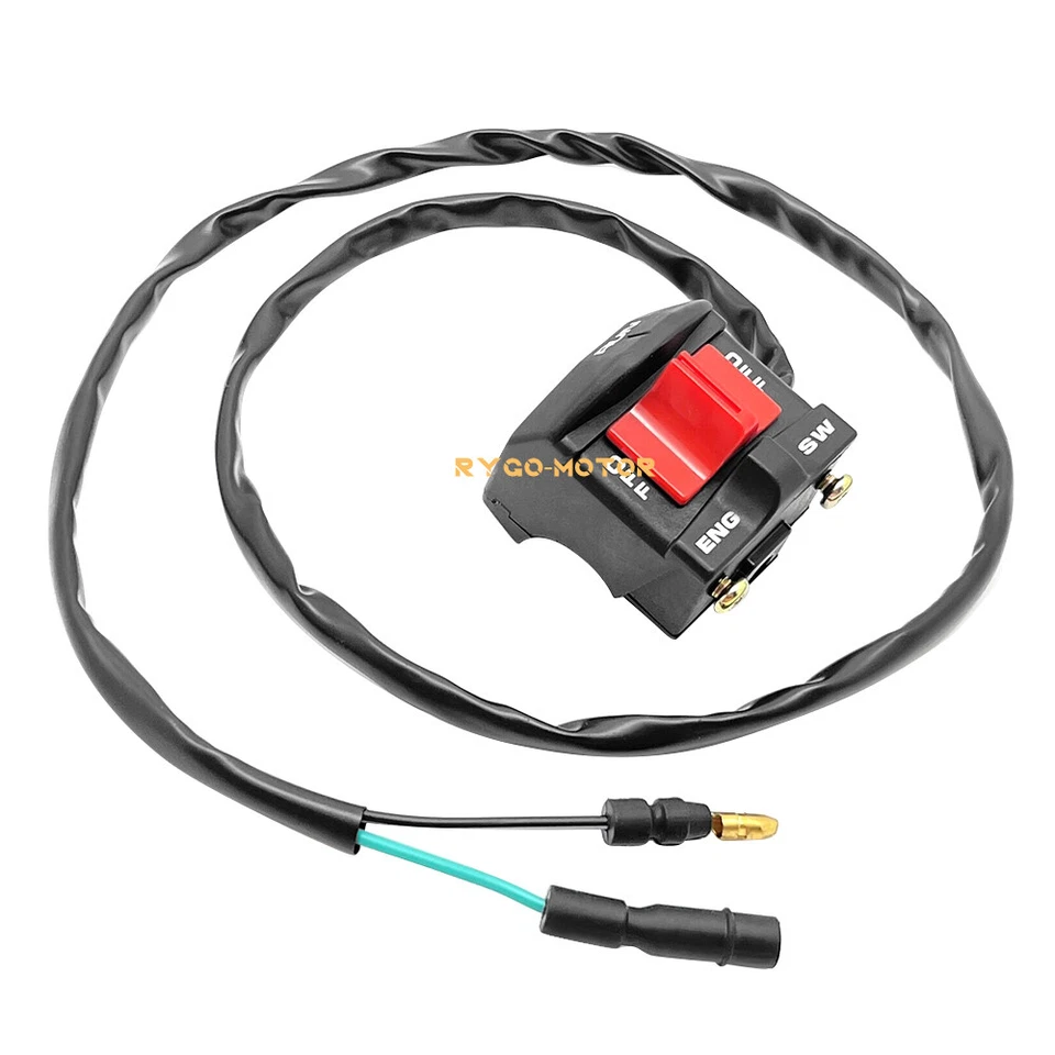 Interruptor de control botón de parada de arranque para Honda FourTrax 70 TRX70 2x4 1986 1987 Foto 3 de 4