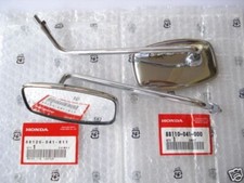 Genuine Chrome Mirror Pair For Honda C92 C95 CA92 CA95 CB92 CA160 CB160 C70