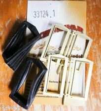 Precision Scale HO #33124.1 Diaphragms, with Brass Buffer Plates (Brass/Rubber)