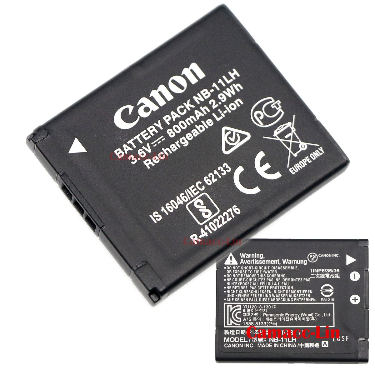 空容器！canonBC-345,346,365,366,310,311他空20個 Original Canon Battery Pack NB-11LH NB-11L 3.6v, 800mAh 2.9Wh | eBay