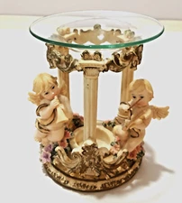 ANGEL - TEA CANDLE - POTPOURRI ESSENTIAL OIL BASIN  FIGURINE -Spa AROMATHERAPY