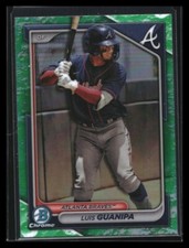 2024 Bowman #BCP-118 Luis Guanipa Chrome Prospects Lunar Glow Refractors
