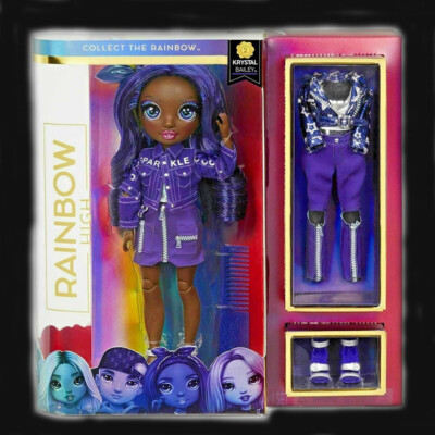 Rainbow High Fashion Doll / Puppe Krystal Bailey, Indigo, Serie 2, Surprise NEU