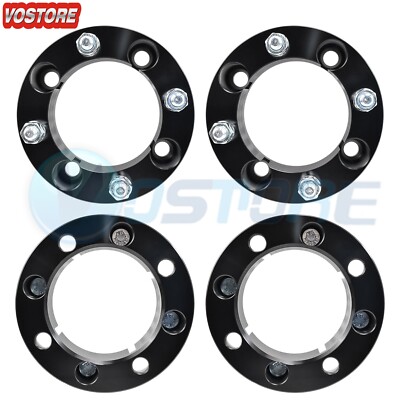 4PC 2'' 4x137 Black Wheel Spacers M12x1.5 for Can-am Maverick Honda Talon Pioneer