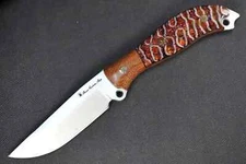 Busse Custom RadioActive Mean Street .175" Satin INFI, G-rexed Red Marble Handle