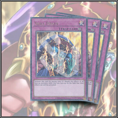 YuGiOh SKILL DRAIN x3 | HAC1-EN028 Duel Terminal Ultra Parallel Rare
