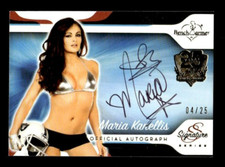 MARIA KANELLIS 2019 BENCH WARMER 25 YEARS 2017 SIGNATURE SERIES GOLD AUTO /25