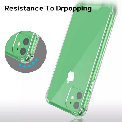 Coque Hybride Légère pour Apple iPhone 11 - Transparente Cristal + Protecteur d'écran - Photo 2 sur 11