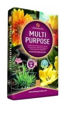 GROWMOOR Premium like Houseplant Potting Plant Feeding Growth Compost 10L