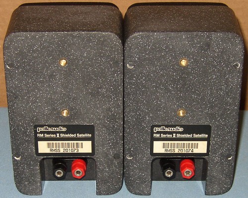 Pair Polk Audio RM2000 Reference Monitor Series II Satellite Bookshelf Speakers - Picture 4 of 11