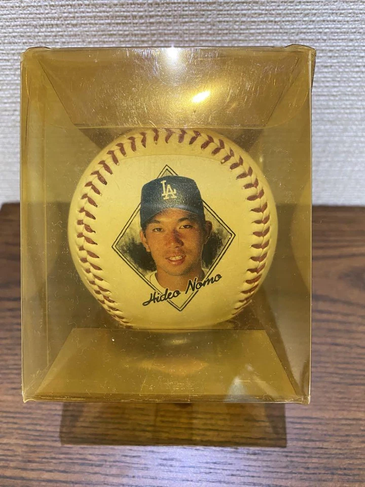[MLB/Dodgers] 1994 Hideo Nomo Foto Memorial Ball Foto 4 de 4