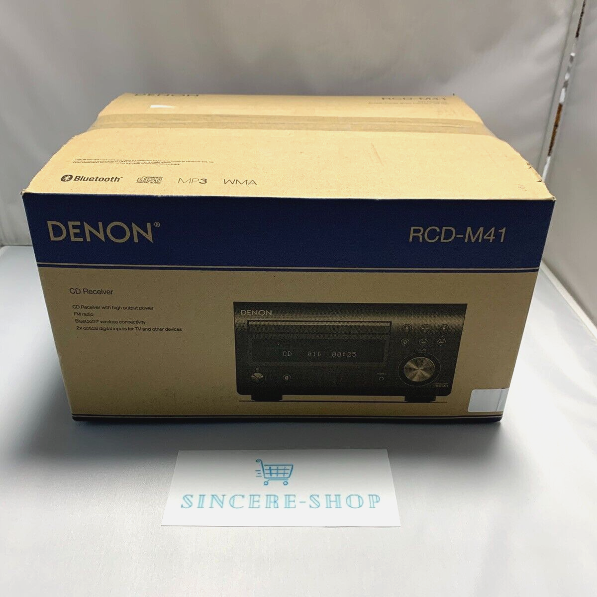 Denon RCD-M41 Discrete Aplifier Bluetooth Compatible CD Denon RCD-M41 Discrete Aplifier Bluetooth Compatible CD