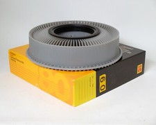 Kodak Carousel 80 Grey Gray Slide Tray Projectors Holds 80 slides Black Box