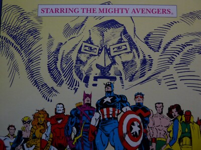 Marvel Graphic Novel   Emperor Doom   Avengers  - Michelinie/Hall 1987 S/Cover