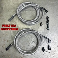 96-00 Civic E85 Compatible Stainless Steel Fuel Lines Kit - 6AN | Bolt On