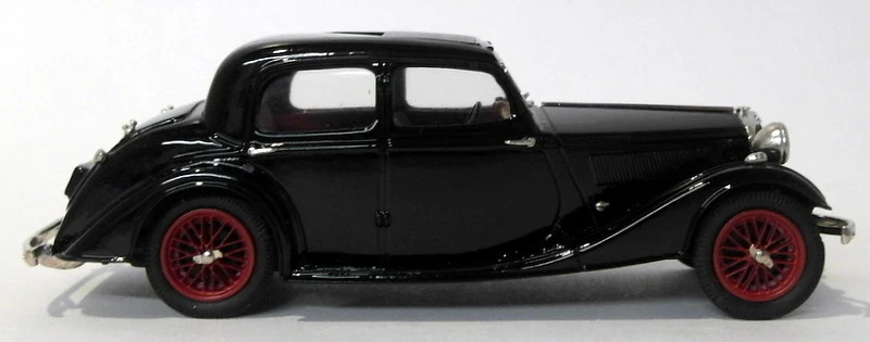 Lansdowne Models 1/43 Scale LDM74A - 1937 Riley 12/4 Continental Sedan - Black - Image 4 of 4