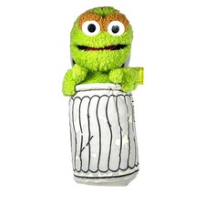 VTG Nanco Oscar The Grouch Sesame Street Stuffed Animal Plush 14.5" Hang Tag