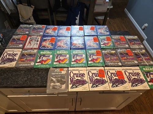 Lot Of 31 NOS VINTAGE ATARI 2600 GAMES SEALED