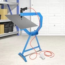 4inch Pneumatic Planishing Hammer Airpress Tool w/ Cast-Iron Stand, Anvil 1/2/3"