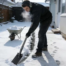 60" Long handle w/ 4" Heavy Duty V-Shape Trench Shovel Spade for digging Edging