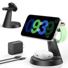 3 in 1 Charging Station For Apple Devices 15W Fast Wireless Charger