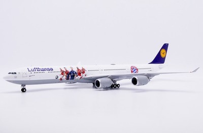 JC Wings XX20689 Lufthansa FC Bayern Münch A340-600 D-AIHK Diecast 1/200 Model