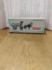 Vintage ERTLTexaco Horse and Tanker Locking Coin Bank NIB W Orig Packaging