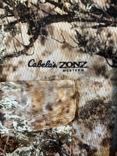 Cabela's Zonz Western Camo Shirt Sz XL (K) - Picture 2 of 7