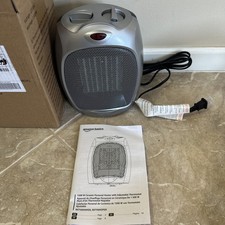 Amazon Basics 1500W Ceramic Personal Heater w...