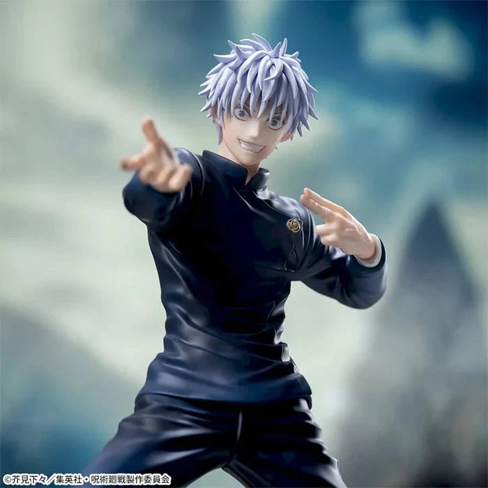Figurine Satoru Gojo Luminasta avec posture dynamique de combat acharné - 2