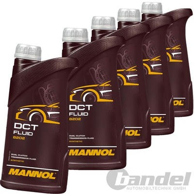 5x1L MANNOL DCT DOPPELKUPPLUNGSGETRIEBEÖL auch passend für VW DSG BMW DKG uvm.