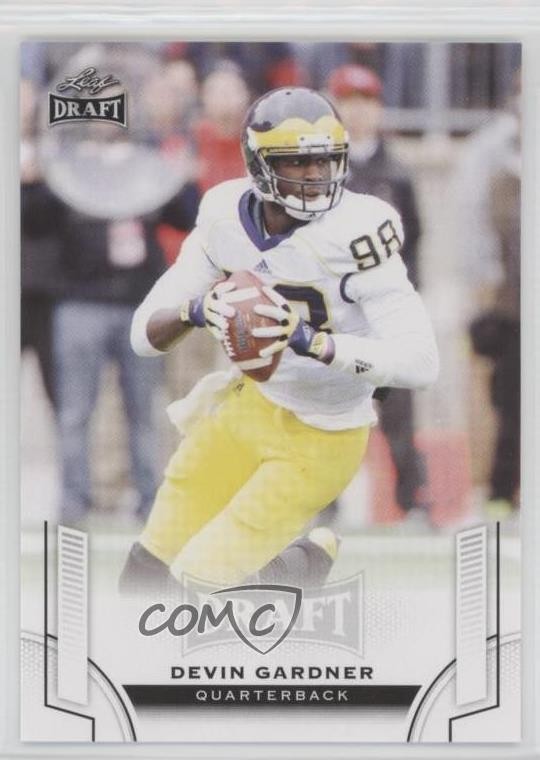 2015 Leaf Draft Devin Gardner #63 Rookie RC 0w8
