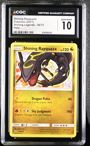 POKEMON SHINING RAYQUAZA LEGENDS 56/73 CGC 10 GEM MINT INVEST