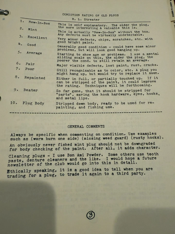 Catálogo Streater’s Ref firmado de señuelos de pesca antiguos 1978 – 3ª impresión 1981 Foto 4 de 4