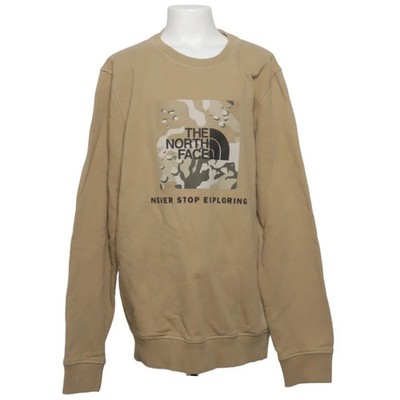 The North Face, Sweatshirt, Größe: 164, Beige, Baumwolle, Print #TgM