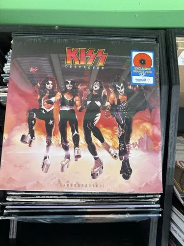 KISS-DESTROYER: RESURRECTED (FACTORY SEALED Walmart Exclusive ORANGE VINYL LP)