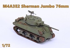 PRO BUILT 1/72 M4A3E2 Sherman Jumbo 76mm - modello pronto - NUOVO!!!