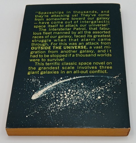 VINTAGE 1964 ACE F-271 OUTSIDE THE UNIVERSE EDMOND HAMILTON - UNREAD? VFN+/NM - Picture 2 of 4