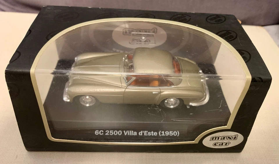 6C 2500 VILLA D'ESTE (1950)-MAXI CAR-DIE CAST-SCALA 1:43 - DA COLLEZIONE - Immagine 3 di 4