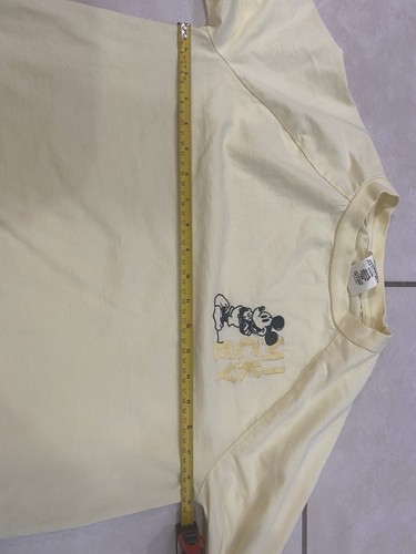 Gelb Disney Erwachsene Unisex Gr. XS Mickey Mouse Langarm Rundhals bestickt - Bild 6 von 9