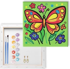 Paint by Numbers Kit DIY Canvas Painting Set for Adults Kids Home Decor Gift DIY