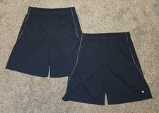 Old Navy Active Boy Go Dry Mesh Performance Shorts L 10-12 Plus Black Lot of 2