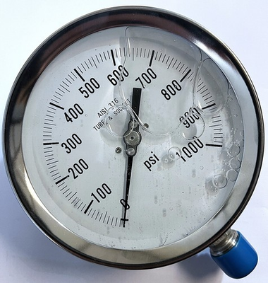 #ad PIC 4501 SC 2LM GF Pressure Gauge 0 1000 PSI 4.5quot; Dial 1 2quot; NPT Glycerin Filled $44.95